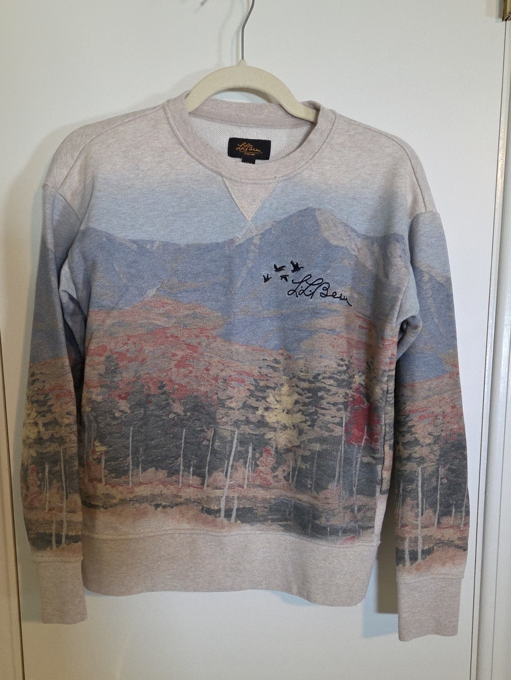 Women's Signature Camp Sweatshirt, Crewneck Print